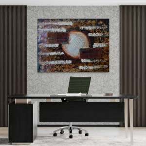 Derinlik ve Işık: Soyut Kompozisyon