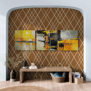 Altın Dokunuşlu Soyut Enerji Akışı