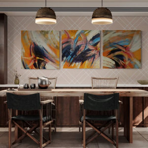 Sıcak Tonlarda Soyut Enerji Akışı